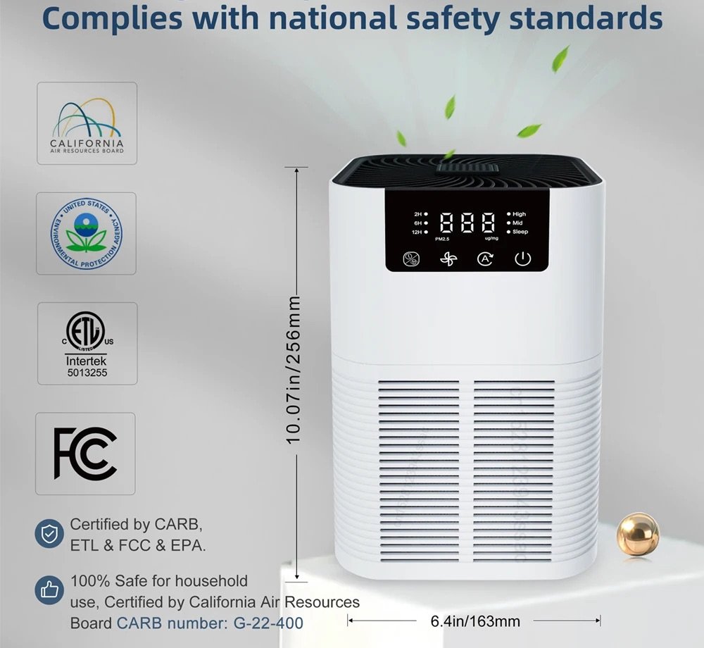 Brovo™ Heavy Duty HEPA Air Purifier With Filter