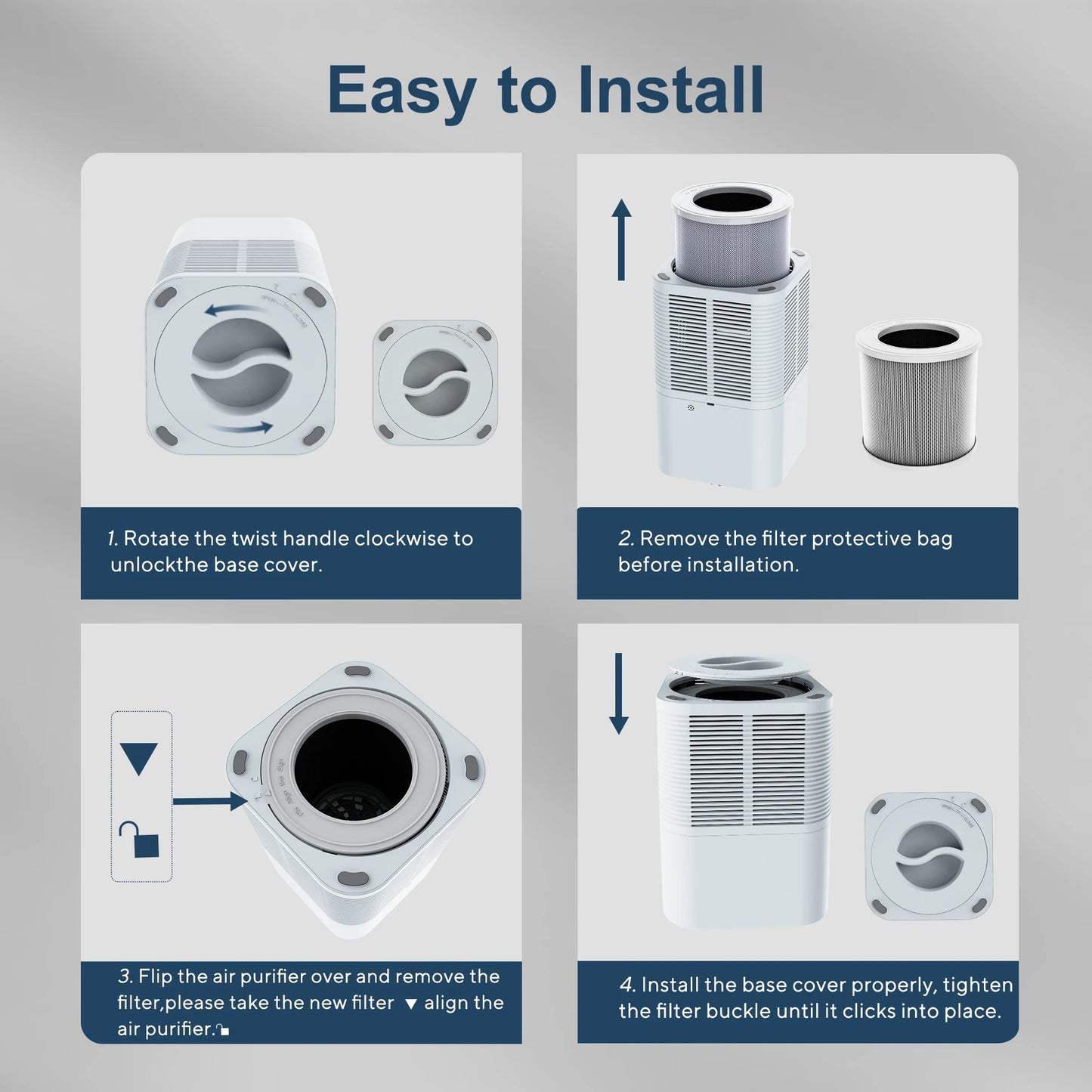 Brovo™ Heavy Duty HEPA Air Purifier With Filter