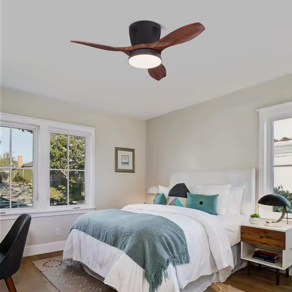 Nordic Ceiling Fan & Light with Remote Control