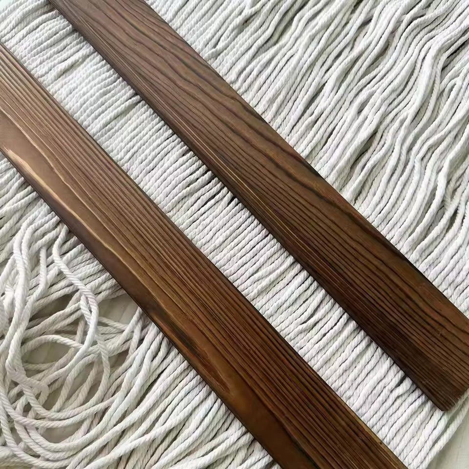 Wooden Wall Mounted Macrame Wave Wall Decor