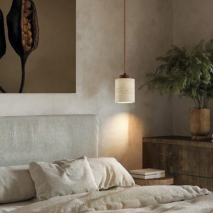 Japanese Inspired Wabi-sabi Modern Stone Pendant Light