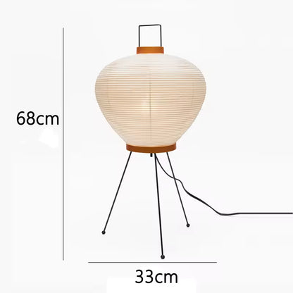 Japanese Akari Wabi-sabi Rice Paper Decorative Lamp for Home & Bedroom