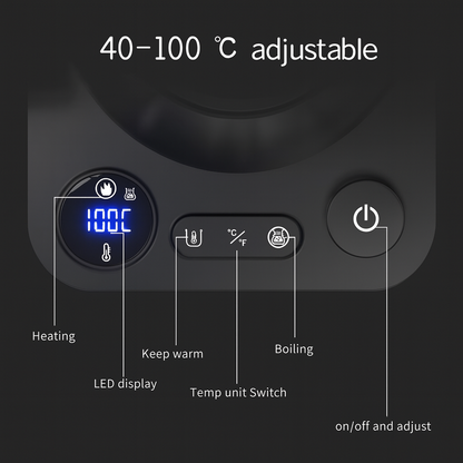 Electric Smart Temperature Control Kettle