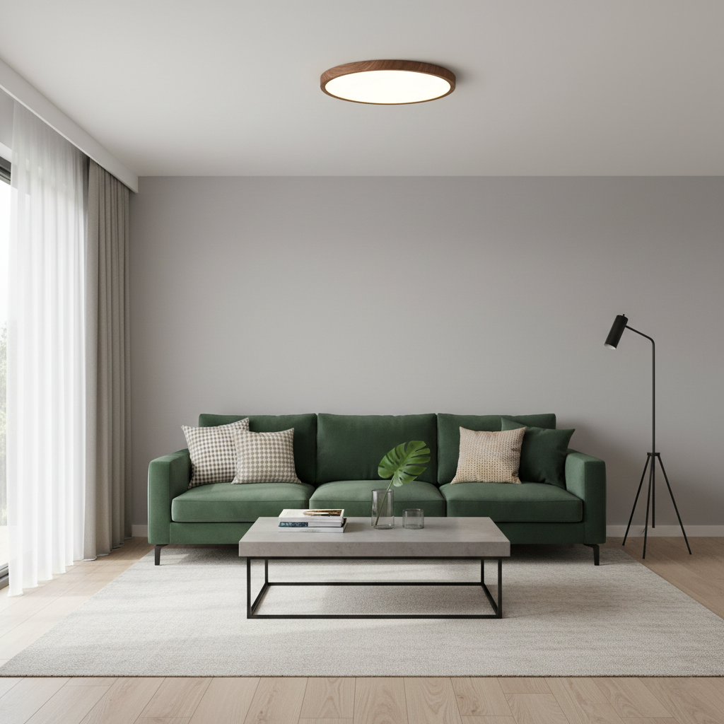 Circular Low Profile Modern LED Ceiling Light