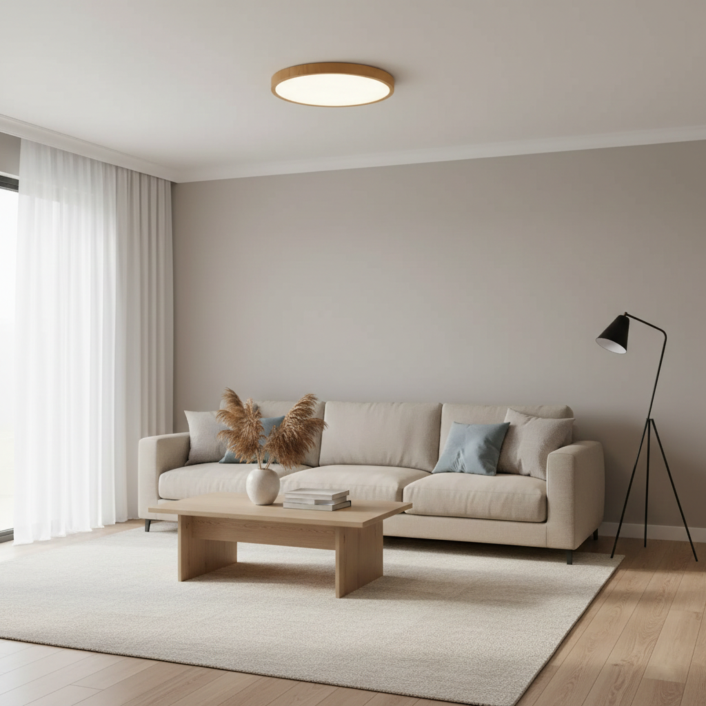 Circular Low Profile Modern LED Ceiling Light