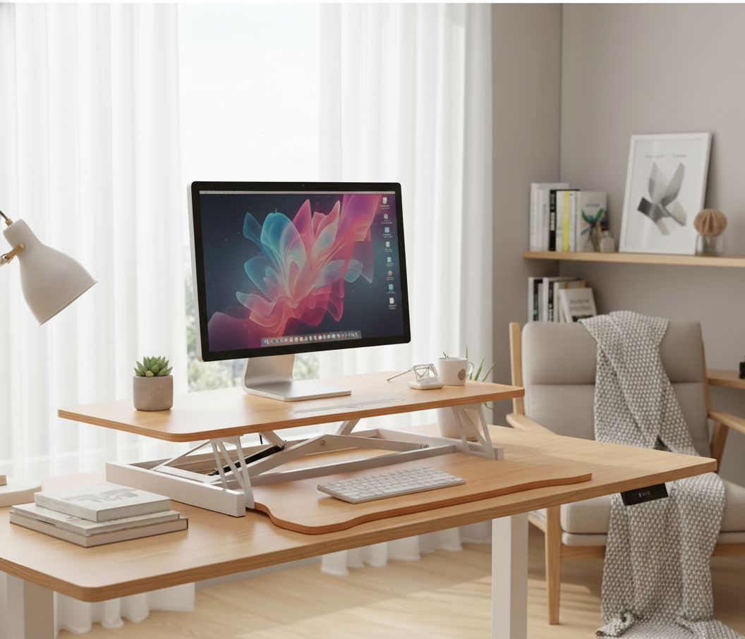 37 Inch Height Adjustable Ergonomic Standing Desk Converter