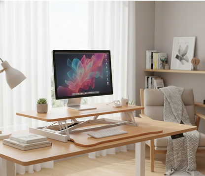 37 Inch Height Adjustable Ergonomic Standing Desk Converter