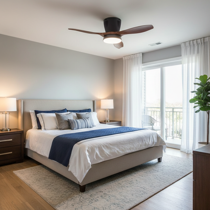 Nordic Ceiling Fan & Light with Remote Control