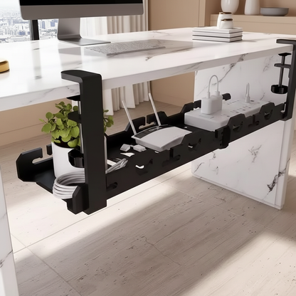 Home Office Desk Cable Management Tray