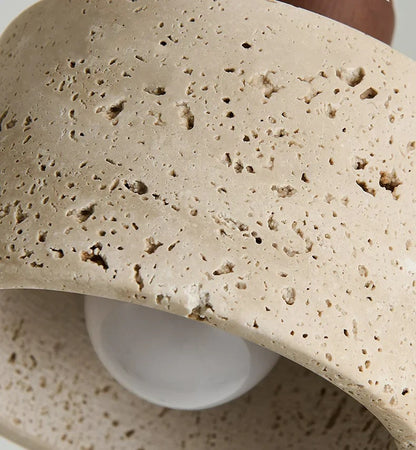 Japanese Inspired Wabi-sabi Modern Stone Pendant Light