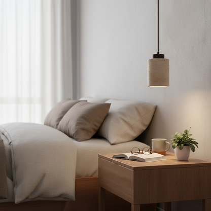 Japanese Inspired Wabi-sabi Modern Stone Pendant Light